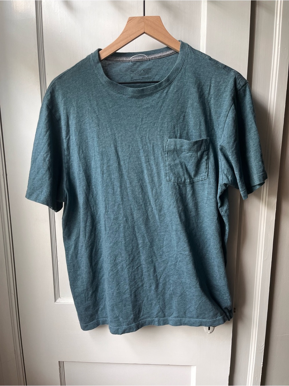 Patagonia Men's Short-Sleeve Pocket Tee in Teal Blue-Green